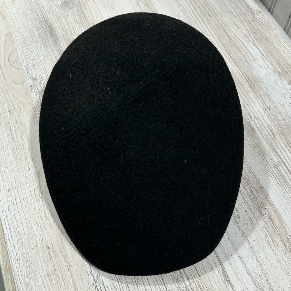 Black Felt Cap / Hat